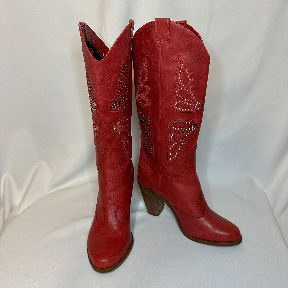 Jessica Simpson Caralee Cowboy Boot with Studs